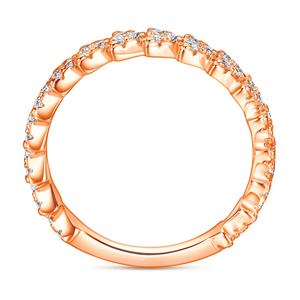 Anillo de Compromiso de Plata de Ley 925 para Mujer, Geometría Triangular, Chapado en Oro Rosa, Chapado en Rodio, Engaste de Puntas, Certificado CMA, Regalo - Product Image 2