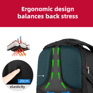 Mochila para Portátil de Negocios, Impermeable, de Gran Capacidad (35L), con Puerto de Carga USB, para Hombres y Mujeres, para Viajes y Desplazamientos Diarios - Product Image 6