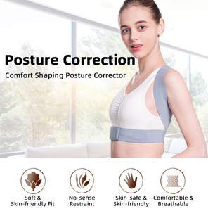 Ceinture Correctrice de Posture <span class=keywords><strong>Invisible</strong></span> pour Hommes et Femmes, Redresseur Dorsal Supérieur Réglable, Soutien de la Colonne Vertébrale, Orthèse de Correction de la Cyphose - Product Image 5