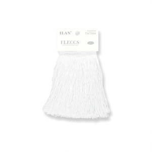 Ilan Flecos - Flecos de Borla de Poliéster Blanco de 15x150cm para Decoración de Ropa - Product Image 3