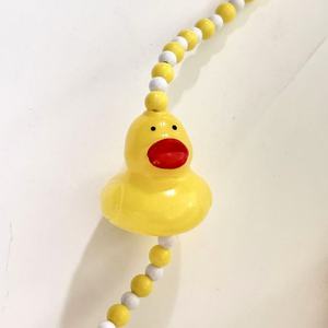 Bán Buôn Mardi Gras Trang Trí Nội Thất Ánh Sáng-<span class=keywords><strong>up</strong></span> Cao Su Vịt Charms Đính Cườm Vòng Cổ Khuyến Mại Nhấp Nháy Vòng Cổ - Product Image 3