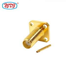 <span class=keywords><strong>Conector</strong></span> Coaxial RF SMA Hembra KFD de 4 Orificios <span class=keywords><strong>para</strong></span> Panel, <span class=keywords><strong>para</strong></span> Cable Semirrígido RG402 de 0.141'', Suministro de Fábrica - Product Image 4
