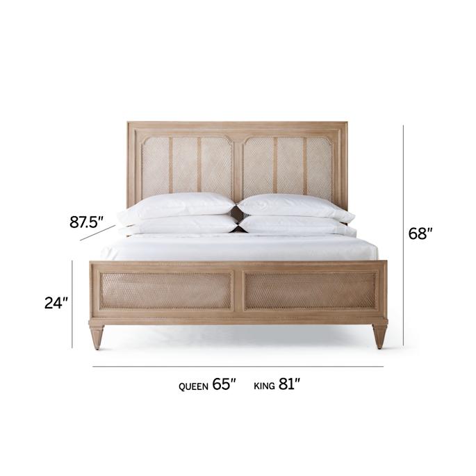 large luxury carpet villa living room bed room King/Queen size solid wooden high back with rope