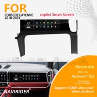Écran tactile CarPlay Android 12,3'' DSP pour copilote de voiture, 1 an de garantie, pour modèles 2018-2024, navigation GPS, lecteur multimédia intégré au tableau de bord