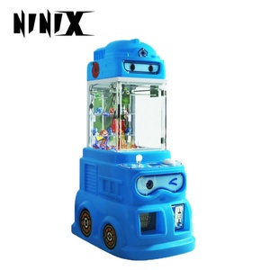 Factory Wholesale Coin Operated Arcade Game <b>Mini</b> Fire Truck Claw Machine with Plush Toy for Kids - Product Image 4