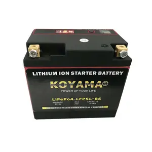 Nuovo LiFePO4 batteria moto LFP5L-BS/YTX5L-BS lungo di partenza amp 220CCA