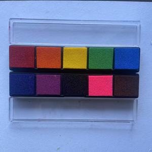 Tampon encreur personnalisé <span class=keywords><strong>TopFun</strong></span> 5 couleurs pour peinture au doigt, thème animaux et nature, pour enfants de 2 à 4 ans - Product Image 3