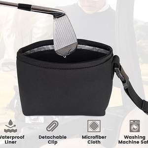 Vintage Stijl Multifunctionele Golftas Met Draagbare Club Scrub Waterdichte Stof Bal Reinigingszak Welp Borstel <span class=keywords><strong>Golf</strong></span> Accessoires - Product Image 3