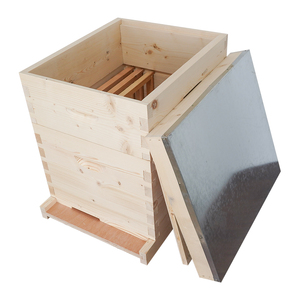 Beehive with bottom and super box dadant bee hive