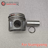 Segments de piston, axe de piston et ensemble piston pour Ssangyong Korando Rodius Rexton Actyon STD 86.20MM, segments de piston D20 D20DTR 2.0L