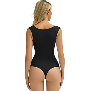 Tute da <span class=keywords><strong>donna</strong></span> tute da <span class=keywords><strong>donna</strong></span> Sexy Body a collo quadrato Body Body a doppia fodera canotta morbido - Product Image 4