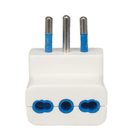 Adaptateur électrique 1500w à 3 broches, 10a, 1 à 3 voies, adaptateur multiprise, pour brésil, ukraine, italie