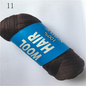 Cheveux en laine brésilienne pour tresses, fibre ignifuge à basse température pour tresses africaines et torsades sénégalaises - Product Image 5