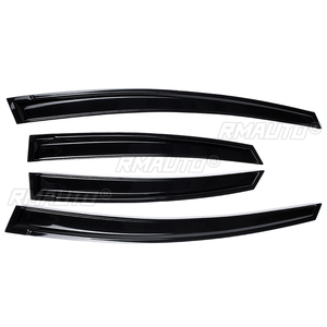 4x Déflecteurs de vitres latérales de voiture pare-pluie pour TOYOTA PRIUS 2010-2015, visières de porte, garnitures et abris - Product Image 3