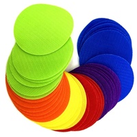 Marqueurs de tache de salle de classe cercles marqueurs de tache de tapis taches de sol assis marché coloré crochet et boucle point