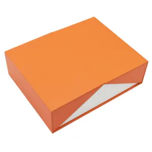 定制个性化设计印刷豪华工艺可折叠蝴蝶形品牌储物磁性礼品纸包装盒