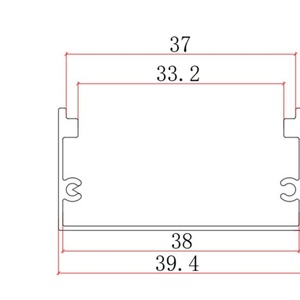 Factory 40*20 Black Customized Outdoor Rgb Led Profile <b>Light</b> for Aluminum Profile <b>Light</b> for Surface Roof 20mm Channel Costmazing - Product Image 6