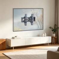 Braket Dinding TV Universal Tilt Heavy Duty dengan Penyangga Baja dan Level Terintegrasi untuk Layar LCD LED Plasma 15-37 Inch