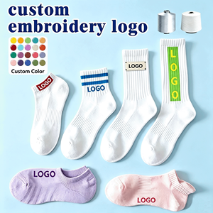 Chaussettes tricotées personnalisées sportives respirantes antibactériennes à motif tête de mort d'Halloween 360 - Product Image 2