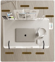 Bureau pliant pour lit Bureau pliant paresseux pouvant être élevé et abaissé Bureau pliant pour ordinateur portable de chambre à coucher