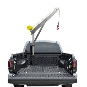 Grúa Portátil de 400 kg con Tracción en las 4 Ruedas, Grúa Compacta de Aluminio para SUV y Station Wagon, Elevador de Carga Plegable - Product Image 1