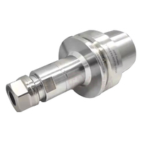 Porte-outil de précision pour machine à cinq axes HSK63E de haute précision, HSK63E-ER11/16/20/32, tige en acier inoxydable FMB