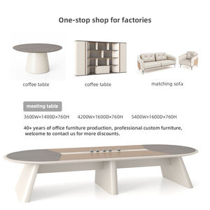 مكتب فاخر للمدير التنفيذي، أثاث مكتبي جديد للرئيس، مكتب كبير على شكل حرف L مع شريط إضاءة، مكتب تنفيذي فخم - Product Image 6