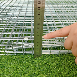 Doppeltür wieder verwendbar zusammen klappbar verzinkt Hochwertige Hot Sale Humane Live Animal Trap <span class=keywords><strong>Cage</strong></span> groß für die Schädlings bekämpfung - Product Image 4