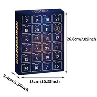 Polyedrischer Würfel Adventskalender Überraschungsbox 24 Tage Countdown, Weihnachts-Überraschungsgeschenkbox für Tischspiel-Liebhaber