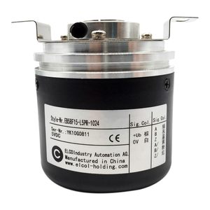 Encodeur Elco à arbre creux 15 mm, incrémental, sortie 5 Vcc A B Z, fils de connexion - Product Image 1