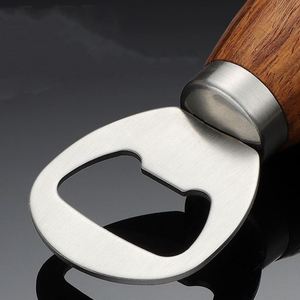 304 Stainless Steel <b>Beer</b> <b>Bottle</b> Opener Household <b>Beer</b> <b>Bottle</b> Opener Kitchen Rosewood Manual Creative <b>Bottle</b> Opener - Product Image 3