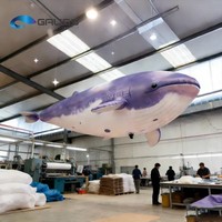 GAUSS Drone baleine géant gonflable télécommandé pour événements festifs et spectacles en parcs à thème