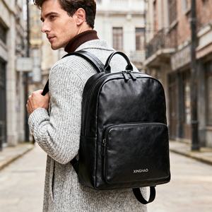 Tùy Chỉnh Nhà Máy Sản Xuất Đầy Đủ Hạt Công Suất Lớn Hot Bán Multilayer Da Người Đàn Ông Thể Thao Giản Dị Ba Lô - Product Image 5