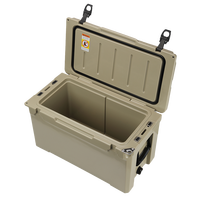 Glacière rigide 50L en LLDPE rotomoulé, écologique et moderne, pour la pêche, le camping, le stockage d'aliments et de canettes - Prix de gros