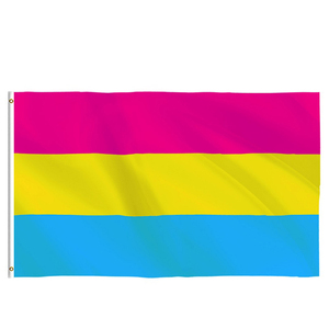 ธงแสดงความภาคภูมิใจของคนข้ามเพศแบบสองด้านลายธงสีรุ้ง LGBT กันน้ำ - Product Image 4