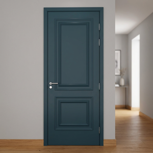 Puerta Interior de WPC con Núcleo Sólido Impermeable, Puerta de Panel Plano Compuesto Ignífugo para Hotel, Villa, Apartamento - Product Image 1