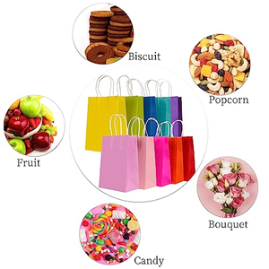 Bolsas de Papel Kraft Personalizadas para Comida para Llevar, Blancas, con Asas Planas, para Restaurantes y Comida Rápida - Product Image 5