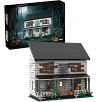 80014 2026 Model Kit Rumah Terlupakan MOC Baru, Ornamen Meja dari Bata, Puzzle Edukatif, Hadiah Liburan, 1398pcs Set Blok Bangunan