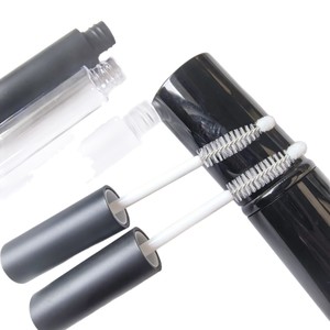 ขวดมาสคาร่าพลาสติกสีดำด้านแบบใส 8 มล. สำหรับบรรจุเซรั่มบำรุงขนตา PETG ยี่ห้อ Private Label - Product Image 4