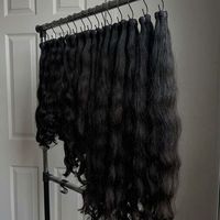 Cabello Camboyano Ondulado de Doble Trama, Estilo Personalizado, Venta al por Mayor, de un Solo Donante, Cabello Vietnamita Crudo Sin Procesar, Exportaciones de Fábrica