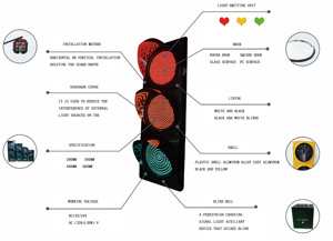 Fabricant chinois de feux de circulation, feux de circulation solaires à 4 voies à vendre - Product Image 5