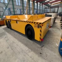 Chariot de transfert de batteries sur rail de 20 tonnes KPX-20T, télécommande sans fil, chariot à plateau plat, charge lourde, utilisation en usine