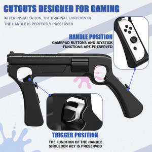<span class=keywords><strong>Pistola</strong></span> <span class=keywords><strong>de</strong></span> <span class=keywords><strong>Juego</strong></span> para <span class=keywords><strong>Nintendo</strong></span> Switch, Soporte para Consola N-Switch Oled, Empuñadura <span class=keywords><strong>con</strong></span> Forma <span class=keywords><strong>de</strong></span> <span class=keywords><strong>Pistola</strong></span>, Controlador <span class=keywords><strong>de</strong></span> Agarre <span class=keywords><strong>con</strong></span> Sensor - Product Image 4