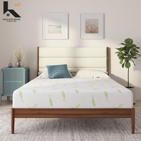 Matelas en mousse à mémoire de forme rafraîchissante pour hôtel 5 étoiles, taille Queen, prix compétitif, vente en gros, faible MOQ