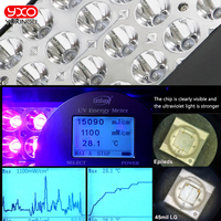 Lampu Curing Ultraviolet, 365nm 395nm 405nm lem UV Resin minyak hijau lapisan papan PCB cepat kering 300W 480W