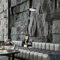 Panneaux de pierre de granit artificiel imperméable en PU placage de fausse pierre d'intérieur pour bloc de mur extérieur vente de forme de pierre panneaux artificiels