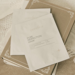 Pure Perfection Mask After Sun Care Calmante Hoja de enfriamiento Mascarilla facial Coreana para pieles sensibles Té verde Natural Ecológico - Product Image 1