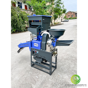 Mini moulin à riz automatique pour entreprise, machine à moudre la farine de riz, machine à décortiquer le riz - Product Image 4