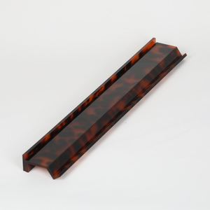 Règle de Mahjong Américain en Acrylique à Motif Léopard avec Bande Magnétique, Design Brillant de Luxe, Parfaite pour les Soirées de Jeu Féminines - Product Image 1