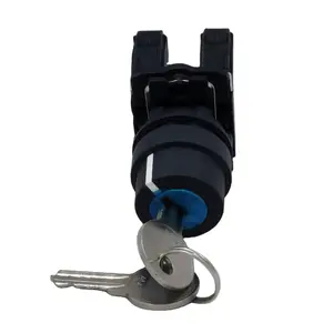 22mm key push button switch with 2 position latching 1NO key-lock selector switch XB5 AG41